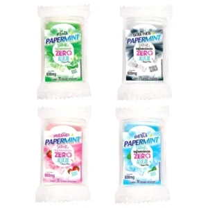 Papermint Lâminas Refrescantes Comestíveis Zero Açucar 600mg Danilla Foods
