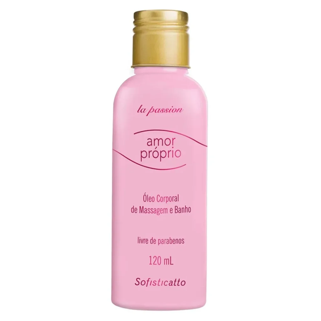 Amor Próprio Óleo Corporal para Massagem e Banho Linha La Passion 120ml Sofisticatto