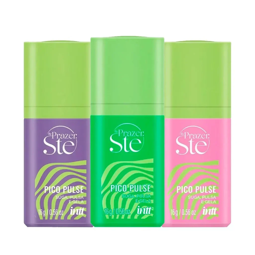 Pico Pulse Gel Sugador Unissex Suga Pulsa e Gela 16g Intt