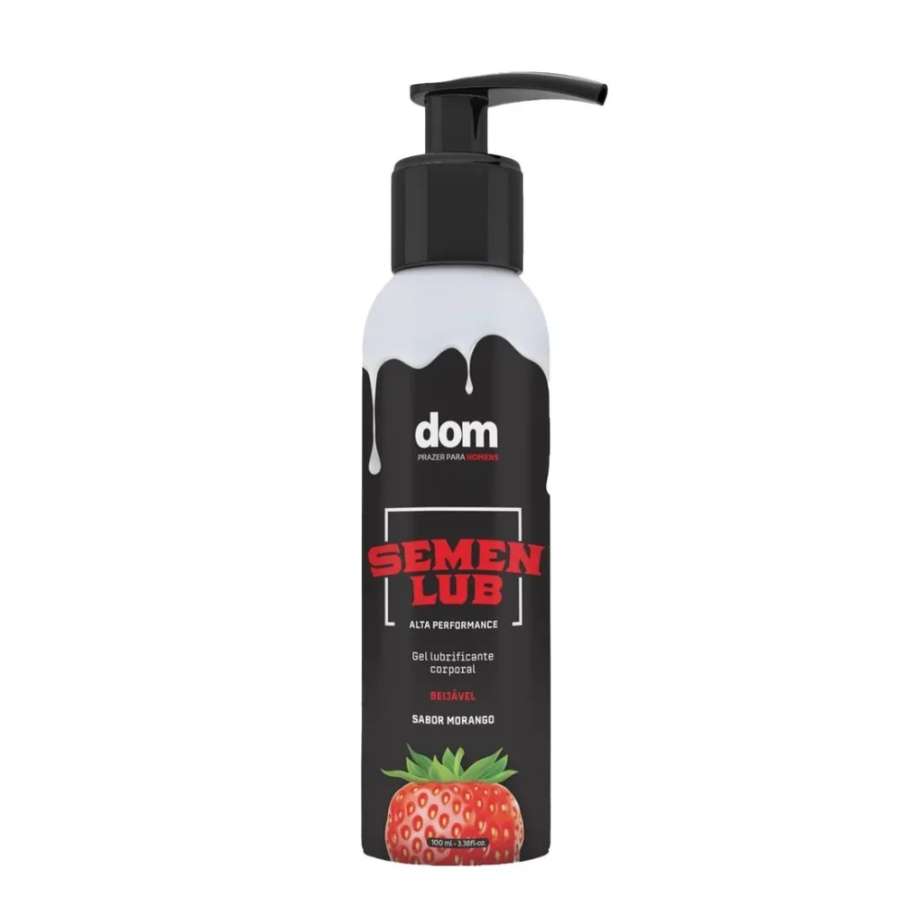 Semen Lub Gel Lubrificante Beijável 100 ml Adão e Eva