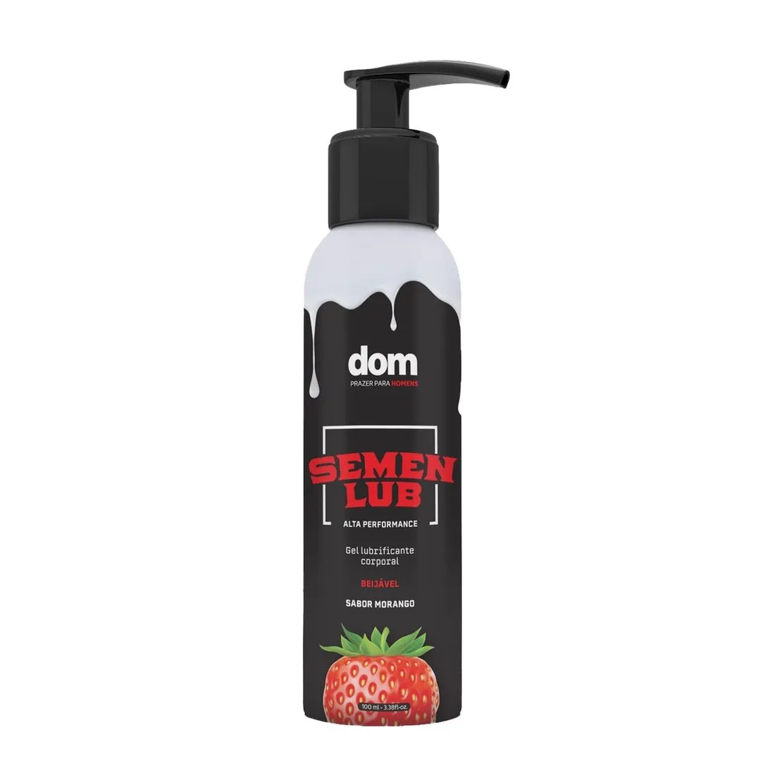 Semen Lub Gel Lubrificante Beijável 100 ml Adão e Eva