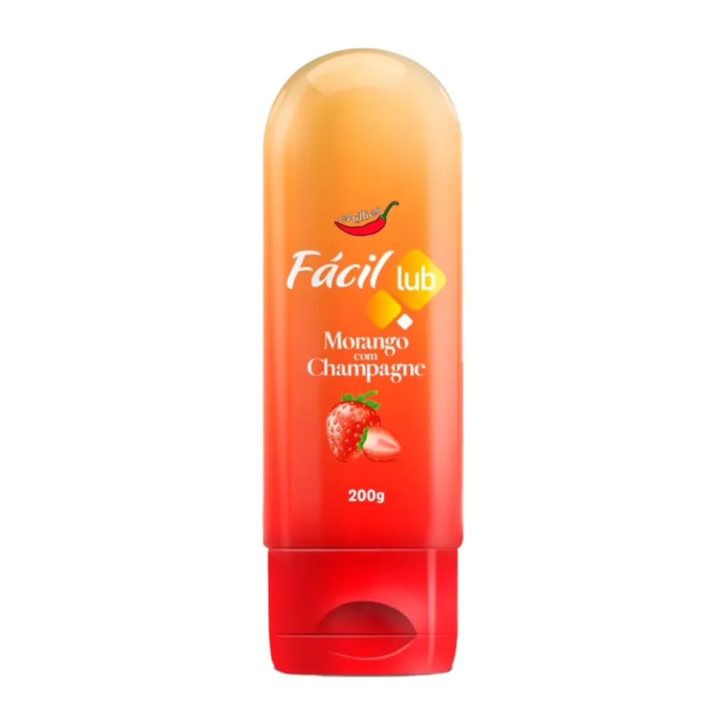 Fácil Lub Gel Lubrificante Íntimo 200g Chillies