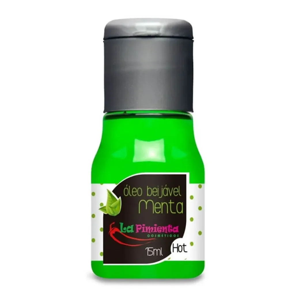 Óleo Beijável para Massagem Hot de Menta 15ml La Pimienta