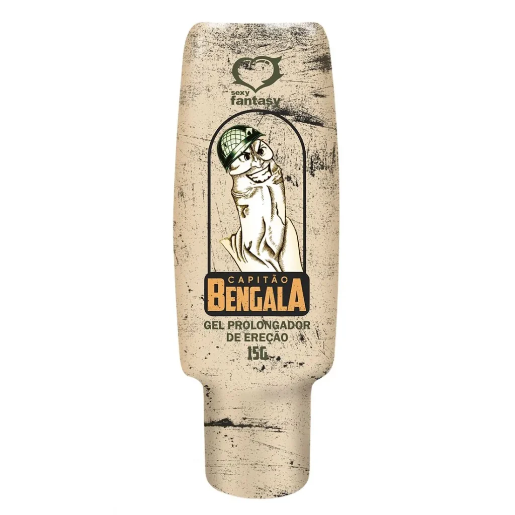 Capitão Bengala Gel Prolongador de Ereção 15g Sexy Fantasy
