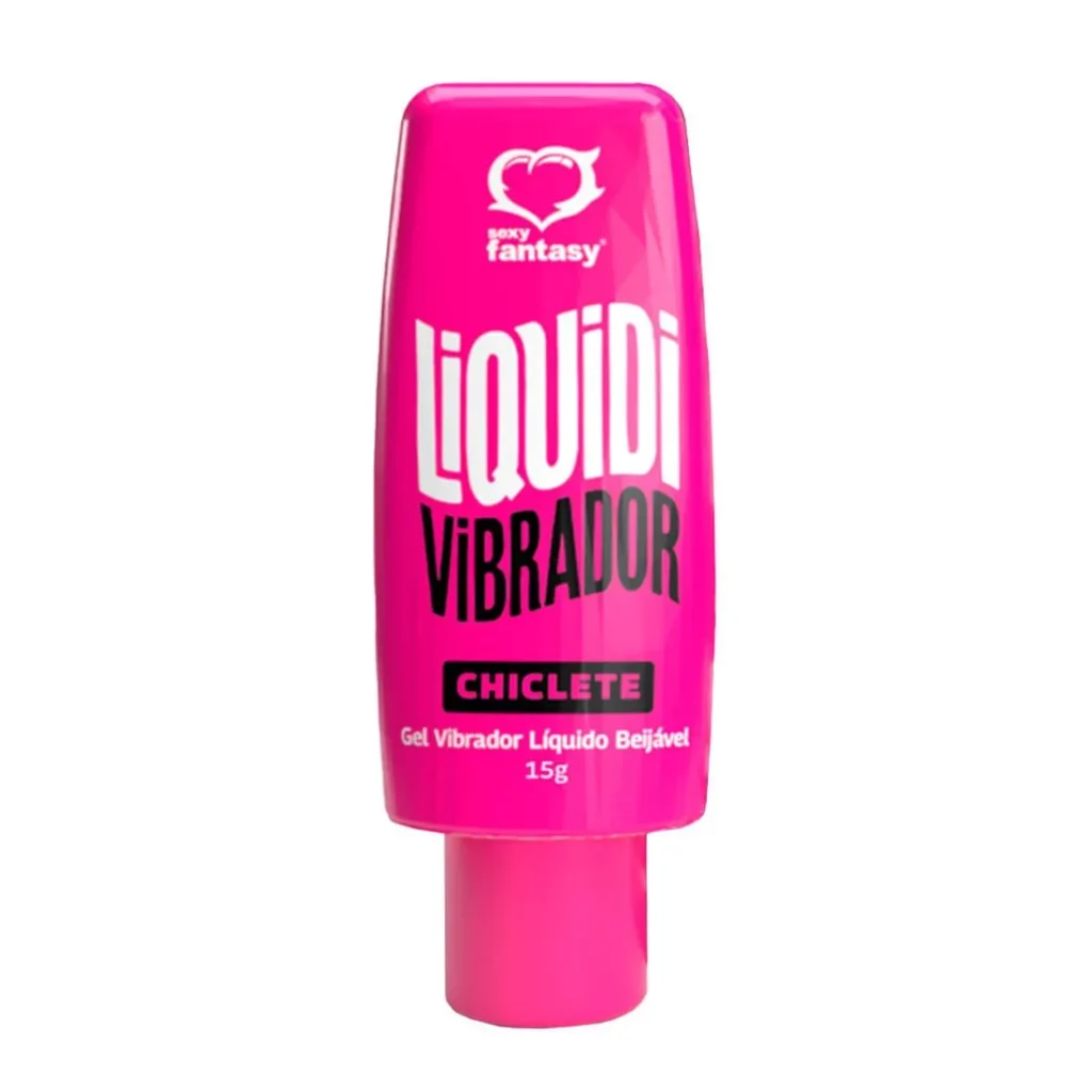 Vibrador Líquido Liquidi 15ml Sexy Fantasy sabor chiclete