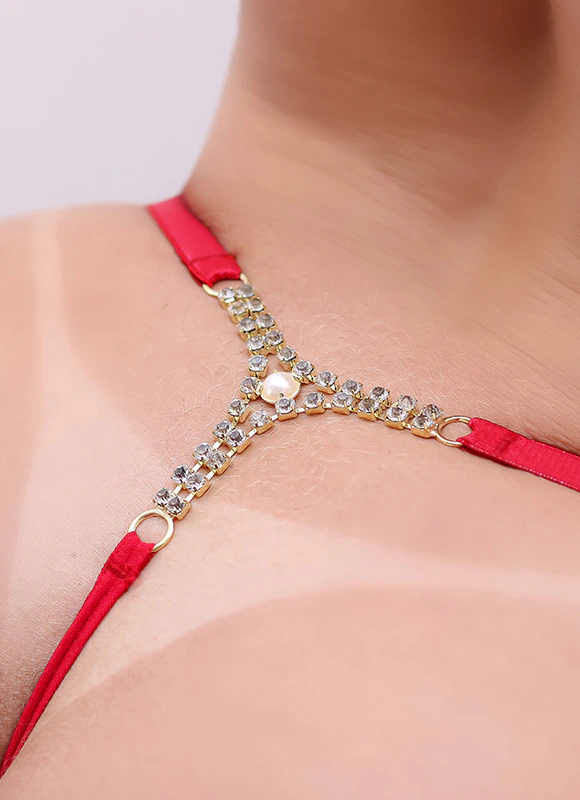 CALCINHA STRASS T TALLYTA MODA APIMENTADA