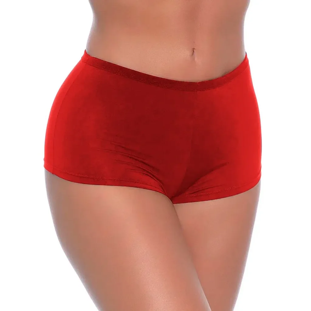 Shortinho de Microfibra Liso Yully Lingerie VERMELHO